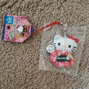 Hello Kitty Red Kimono Keychain